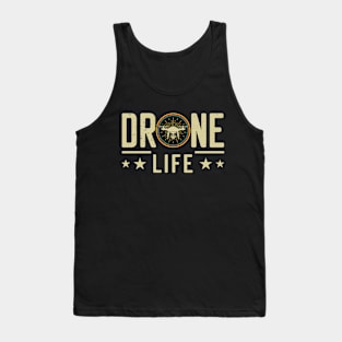 Drone Life Funny Drone Pilot Retro Vintage Tank Top